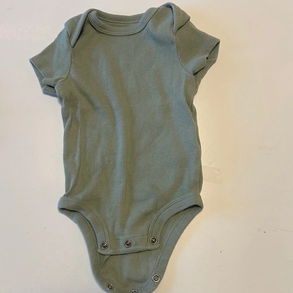 Cozy Blue and Green Striped Bodysuits